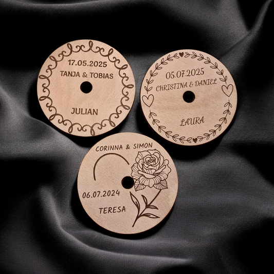 Holzdeckel - Insektenschutz mit Namen